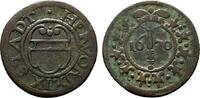 Brandenburg-Preußen Cu 12 Pfennig Friedrich Wilhelm 1640-1688 -
