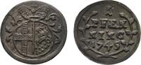 Fulda, Bistum Pfennig Amandus von Buseck 1737-1756 -