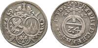 Bamberg, Bistum 1/24 Taler Peter Philipp von Dernbach 1672-1683 -