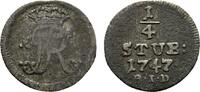 Brandenburg-Preußen 1/4 Stüber Friedrich II. 1740-1786 -