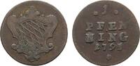 Bayern Cu Pfennig Karl Theodor 1777-1799 -