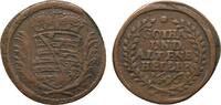 Sachsen-Gotha-Altenburg Cu Heller Friedrich II. 1691-1732 -