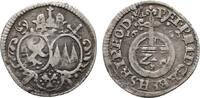 Bamberg, Bistum 1/24 Taler Peter Philipp von Dernbach 1672-1683 -