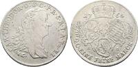 Pfalz, Kurlinie 1/2 Taler Karl Theodor 1743-1799 -
