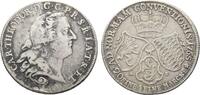 Pfalz, Kurlinie 1/2 Taler Karl Theodor 1743-1799 -