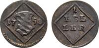 Bayern Cu Heller Karl Theodor 1777-1799 -