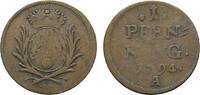 Bayern Cu Pfennig Karl Theodor 1777-1799 -