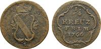 Baden-Durlach Cu 1/4 Kreuzer Karl Friedrich 1738-1806 -
