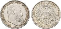 Württemberg 2 Mark Wilhelm II. 1891-1918 -