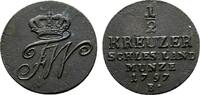 Brandenburg-Preußen Cu 1/2 Kreuzer Friedrich Wilhelm II. 1786-1797 -
