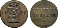 Cu 1/4 Kreuzer 1811 Würzburg, Großherzogtum Ferdinand von Österreich 1806-1814 Sehr schön