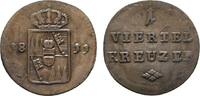 Cu 1/4 Kreuzer 1811 Würzburg, Großherzogtum Ferdinand von Österreich 1806-1814 Sehr schön +