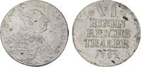 Brandenburg-Ansbach 1/6 Taler Christian Friedrich Karl Alexander 1757-1791 -