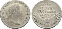 Brandenburg-Preußen 8 Gute Groschen Friedrich II. 1740-1786 -