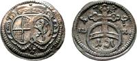 Brandenburg-Bayreuth Pfennig Georg Friedrich Karl 1726-1735 -