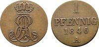 Braunschweig-Calenberg-Hannover Cu Pfennig Ernst August 1837-1851 -