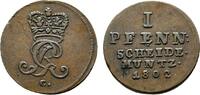 Braunschweig-Calenberg-Hannover Cu Pfennig Georg III. 1760-1820 -