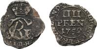Braunschweig-Calenberg-Hannover 4 Pfennig Georg II. 1727-1760 -