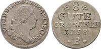 Anhalt-Bernburg 8 Gute Groschen Victor Friedrich 1721-1765 -