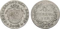 Baden-Durlach 6 Kreuzer Carl Ludwig Friedrich 1811-1818 -