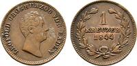 Baden-Durlach Cu Kreuzer Leopold 1830-1852 -