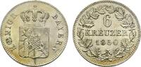Bayern 6 Kreuzer Maximilian II. 1848-1864 -