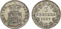 Bayern 3 Kreuzer Ludwig I. 1825-1848 -