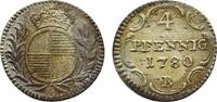Brandenburg-Ansbach 4 Pfennig Christian Friedrich Karl Alexander 1757-1791 -