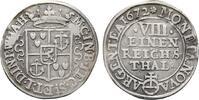 Bentheim-Tecklenburg-Rheda 1/8 Taler Moritz 1623-1674 -