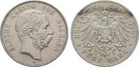 Sachsen 5 Mark Albert 1873-1902 -