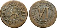 Bentheim-Tecklenburg-Rheda Cu 6 Pfennig Moritz 1623-1674 -