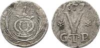 Bentheim-Tecklenburg-Rheda 5 Pfennig Johann Adolph 1674-1700 -