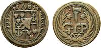 Bentheim-Tecklenburg-Rheda Cu 1 1/2 Pfennig Johann Adolph 1674-1700 -