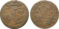Bentheim-Tecklenburg-Rheda Cu 6 Pfennig Moritz Casimir 1710-1768 -