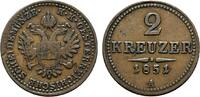 Haus Habsburg Cu 2 Kreuzer Franz Joseph I. 1848-1916 -
