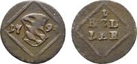 Bayern Cu Heller Karl Theodor 1777-1799 -