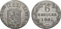 Nassau 6 Kreuzer Wilhelm 1816-1839 -