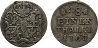 Sachsen-Albertinische Linie 1/48 Taler Friedrich August II. 1733-1763 -