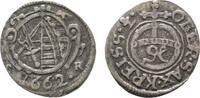 Sachsen-Albertinische Linie Pfennig Johann Georg II. 1656-1680 -