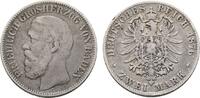 Baden 2 Mark Friedrich I. 1856-1907 -