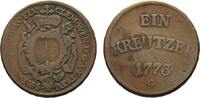 Augsburg, Bistum Cu Kreuzer Clemens-Wenzel von Sachsen-Polen 1768-1803 -