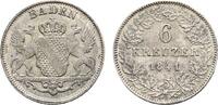 Baden-Durlach 6 Kreuzer Leopold 1830-1852 -