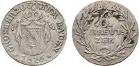 Baden-Durlach 6 Kreuzer Carl Ludwig Friedrich 1811-1818 -