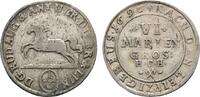 Braunschweig-Wolfenbüttel 6 Mariengroschen Rudolf August und Anton Ulrich 1685-1704 -
