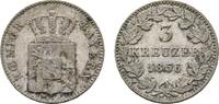 Bayern 3 Kreuzer Maximilian II. 1848-1864 -