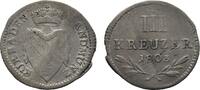 Baden-Durlach 3 Kreuzer Karl Friedrich 1738-1806 -