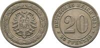 Kleinmünzen 20 Pfennig -