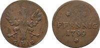 Frankfurt, Stadt Cu Pfennig -