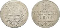 3 Kreuzer 1804 L Sachsen-Coburg-Saalfeld Franz Friedrich Anton 1800-1806 Selten. Kl. Prägeschwäche, sehr schön
