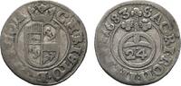 1/24 Taler 1683 Höxter Corvey, Abtei Christoph von Bellinghausen 1678-1696 Sehr selten. Prägeschwäche am Rand, sehr schön